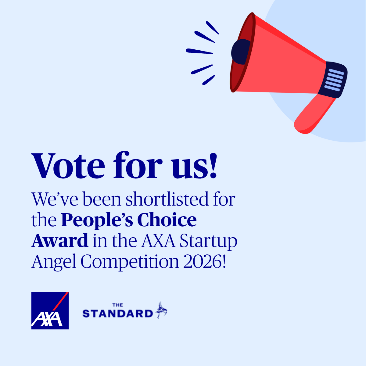 Shortlisted for the AXA Startup Angel People's Choice Award 2026 — vote for SOAKED Umbrellas before 23:59 on 2 September.
