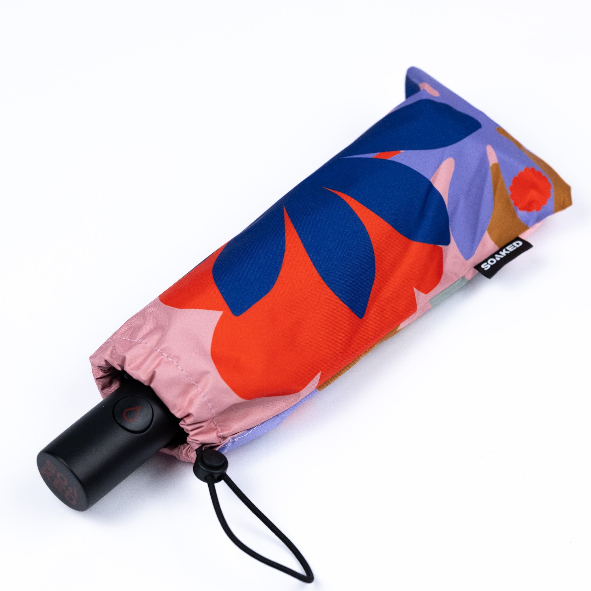 Compact Superbloom umbrella sleeve with waterproof finish