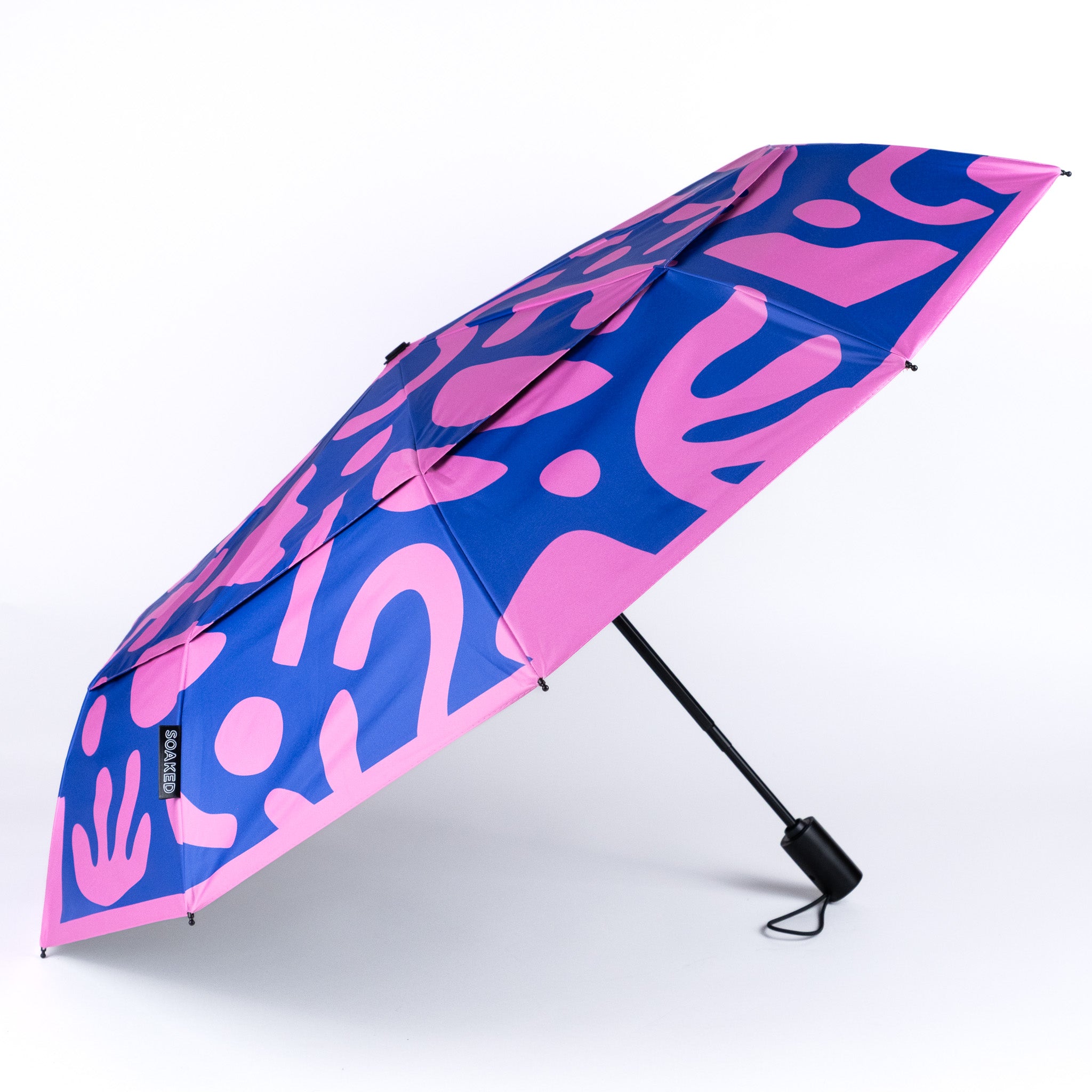 SOAKED Bits & Bobs eco conscious umbrella designed for durability and everyday UK rain