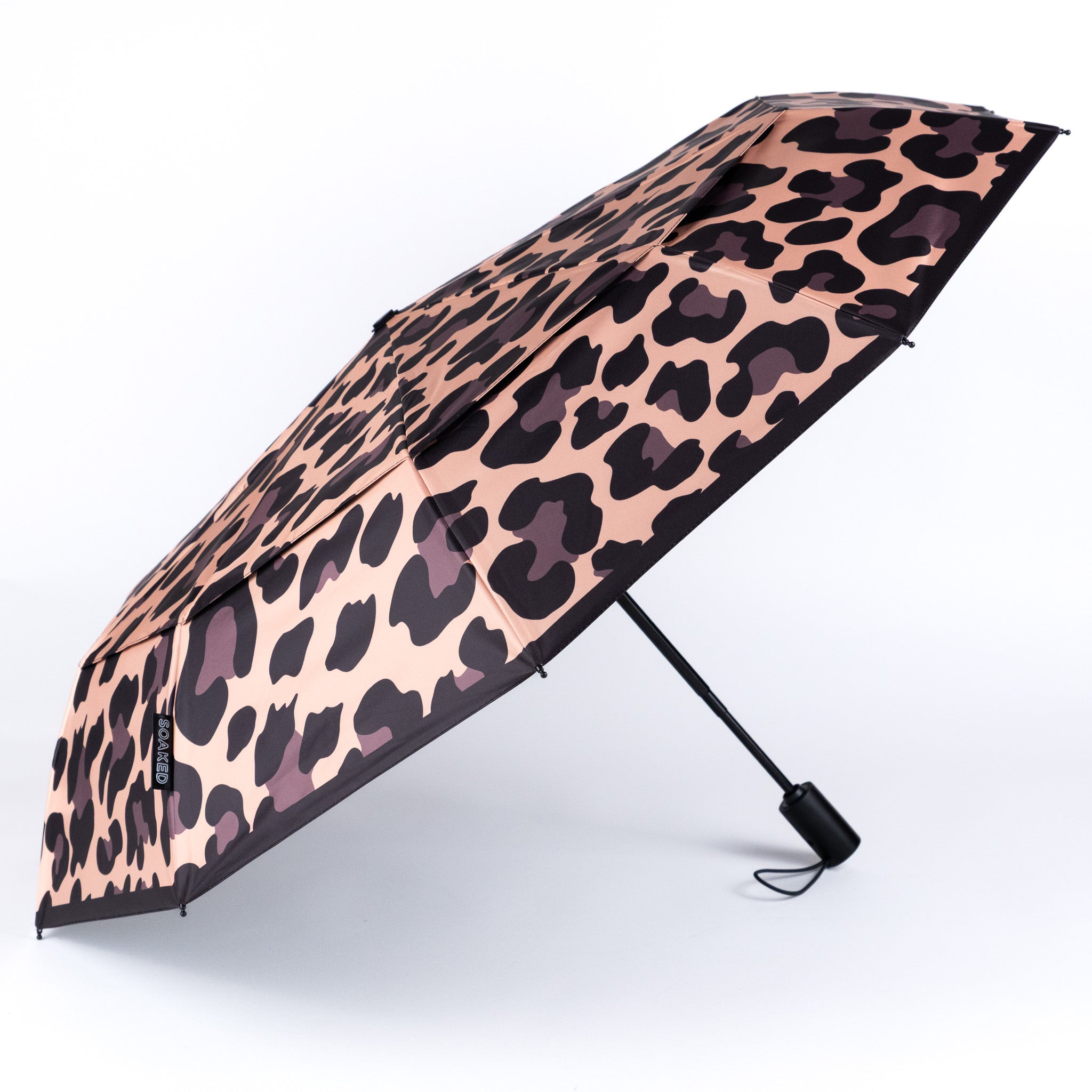Premium SOAKED Wild Thing umbrella made using recycled canopy fabric and a wind-resistant frame