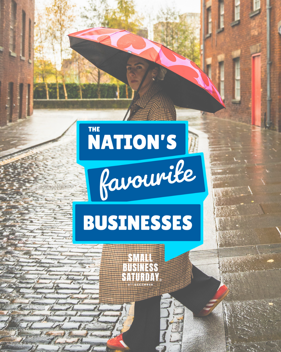 SOAKED Umbrellas wins Nation's Favourite Businesses 2026 — sustainable windproof umbrellas made in Manchester