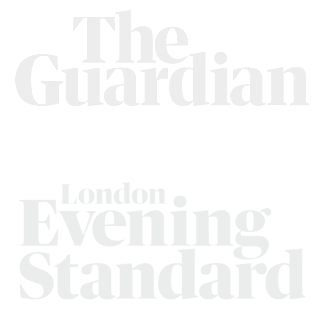 SOAKED Umbrellas as featured in national press including The Guardian and London Evening Standard