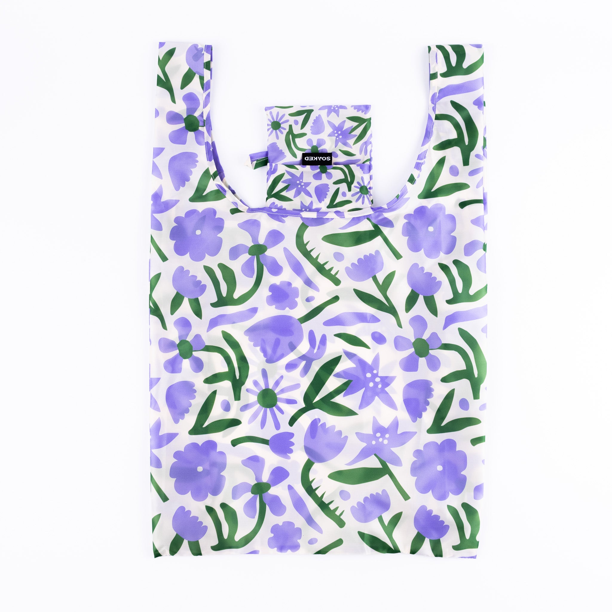 WILDFLOWERS umbrella and reusable bag bundle